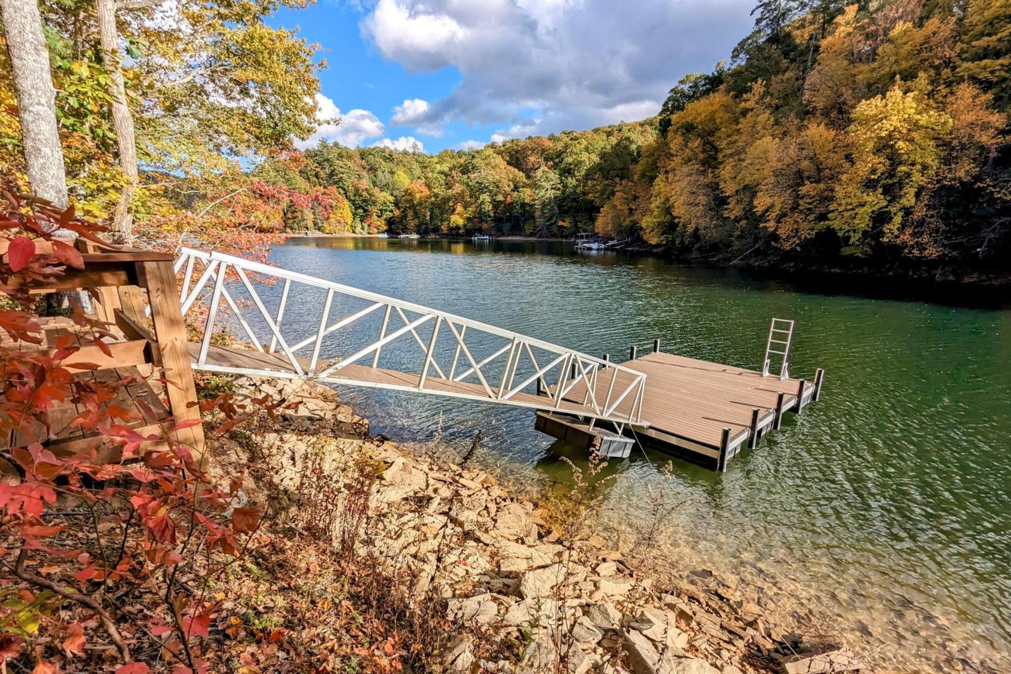 Lakeside Cashiers Cabin With Private Boat Dock! Cullowhee 外观 照片